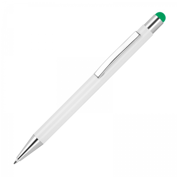 Długopis aluminiowy touch pen P086962K zielony