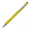 Długopis aluminiowy touch pen P085003K żółty