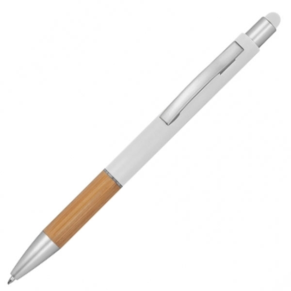 Długopis plastikowy touch pen TRIPOLI P089298G biały