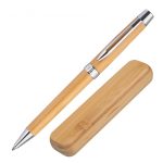 Długopis bambusowy w etui P101783K