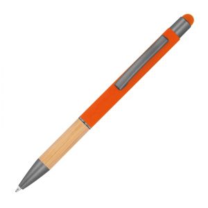 Długopis metalowy touch pen soft touch BRYGIDA P086007K MC-13581-W