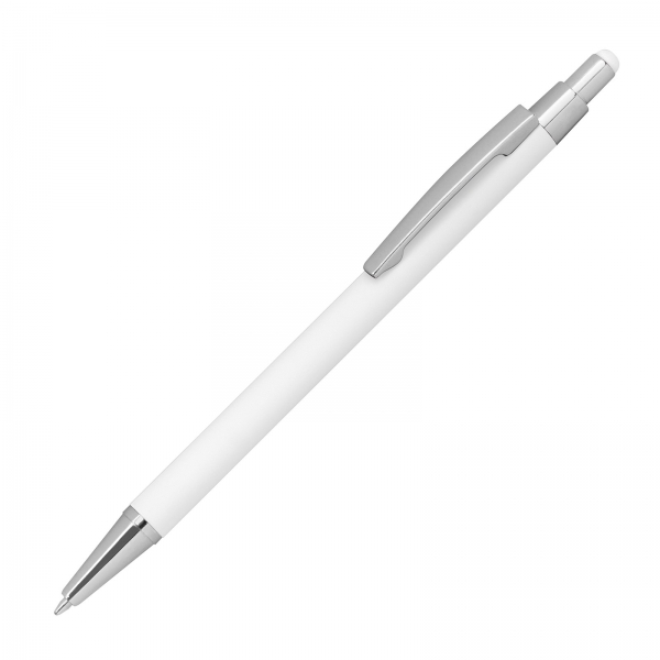 Długopis metalowy touch pen soft touch P086201K biały