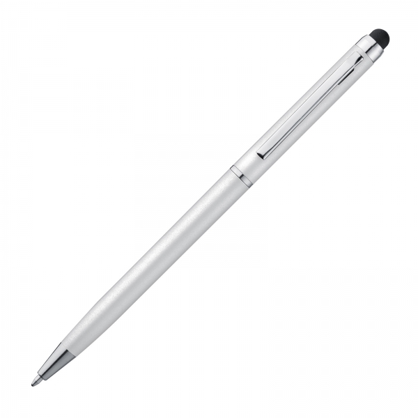 Długopis plastikowy touch pen P085354K biały