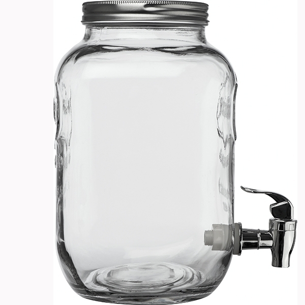 Dozownik do napojów 4l i 4 słoiki 450 ml ACAPULCO P088049G