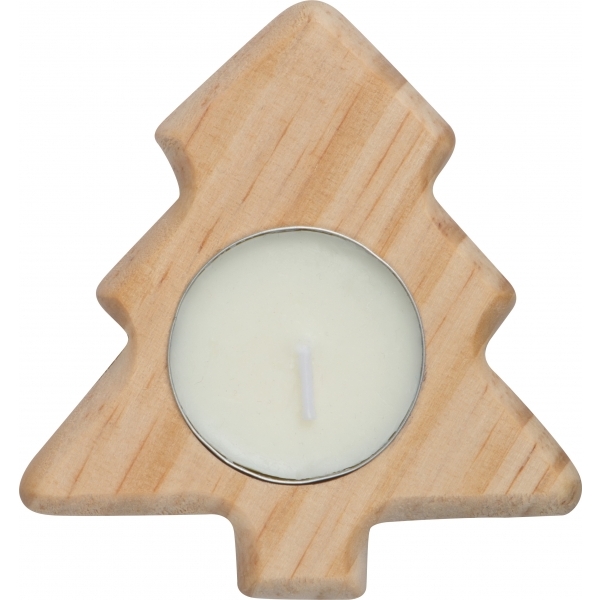 Drewniana podstawka do świeczki BURGOS P089781G