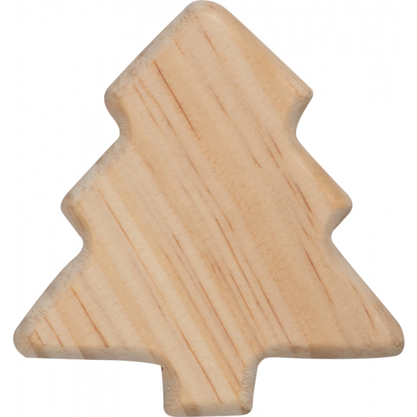 Drewniany świecznik w kształcie choinki P087301K
