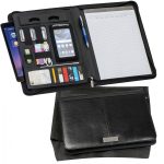 Folder A4 z notatnikiem w linie i kieszenią na tablet P085895K