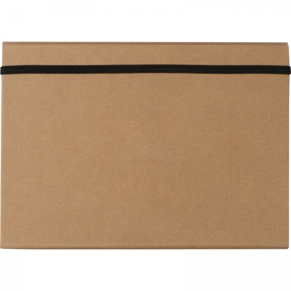 Folder z notatnikiem w linie i przyborami do pisania P086394K