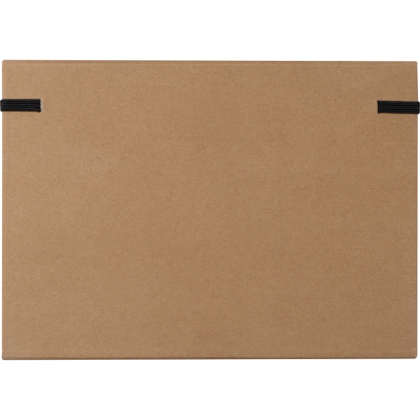 Folder z notatnikiem w linie i przyborami do pisania P086394K