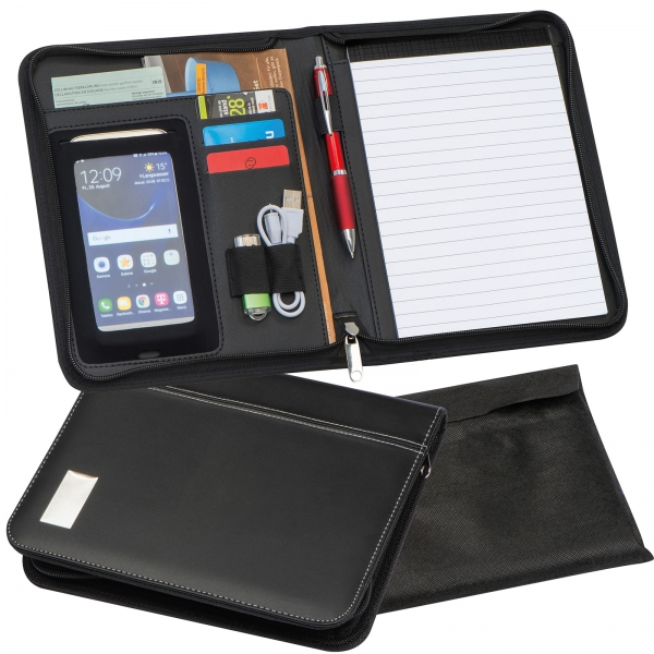 Folder A5 z notatnikiem w linie LOGAN P085898K MC-2063303