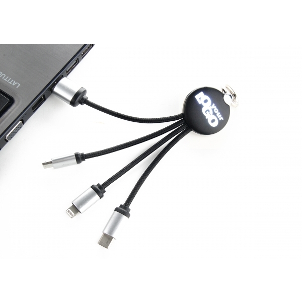 Kabel 3w1 z podświetlanym logo, RXD-368 P088369G EG-EG041903