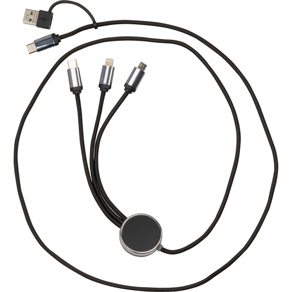 Kabel do ładowania 4w1, podświetlany INGE P101861K MC-3494503