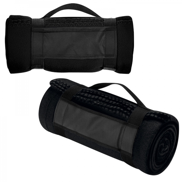 Koc z polaru NASHVILLE P087655G czarny Koc z polaru NASHVILLE P087655G czarny