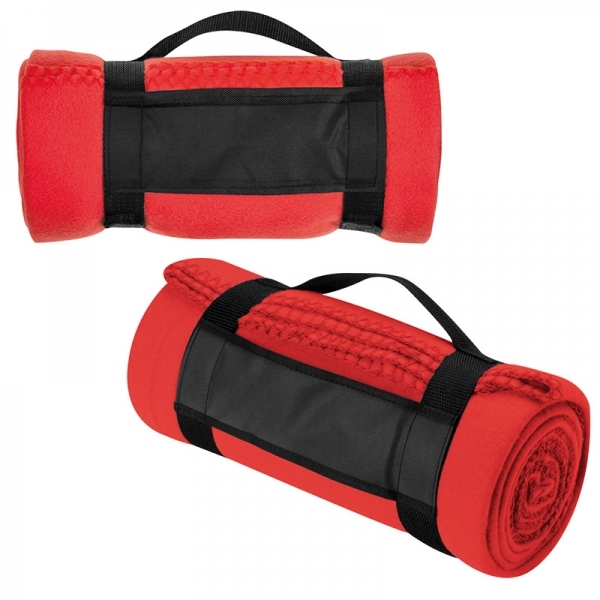 Koc z polaru NASHVILLE P087655G czerwony Koc z polaru NASHVILLE P087655G czerwony