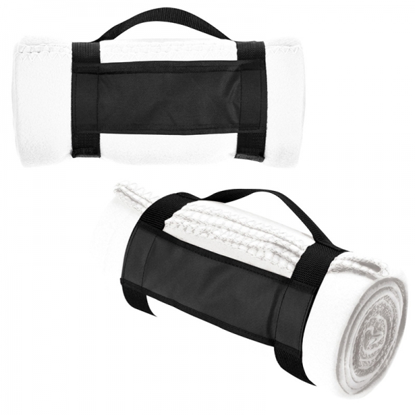 Koc z polaru NASHVILLE P087655G biały Koc z polaru NASHVILLE P087655G biały