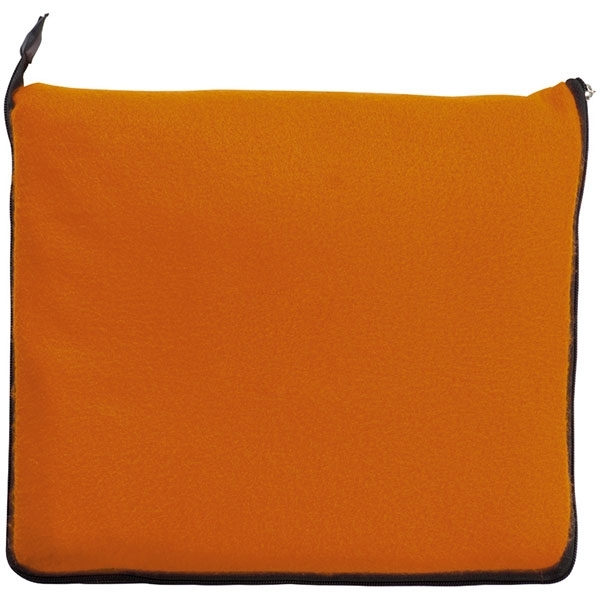 Koc z polaru/poduszka 2w1 RADCLIFF P087801G pomarańczowy