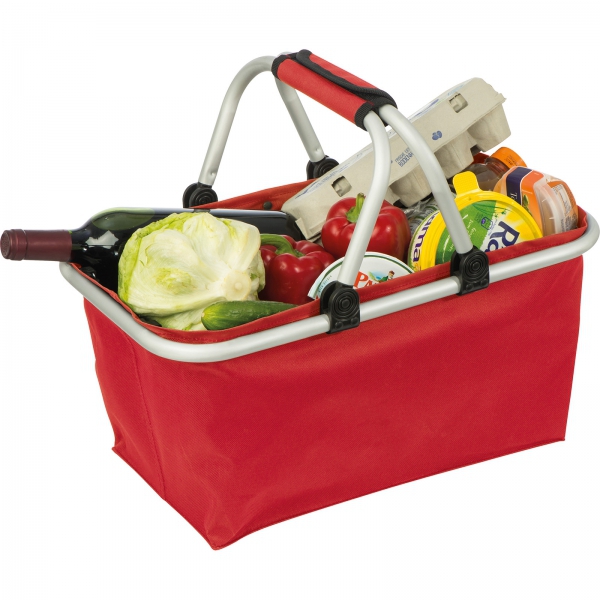 Kosz na zakupy P086948K czerwony