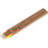 Kredki drewniane 4 kolory neonowe P087116K