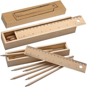 Kredki drewniane 8 kolorów ADELE P085040K MC-5394401