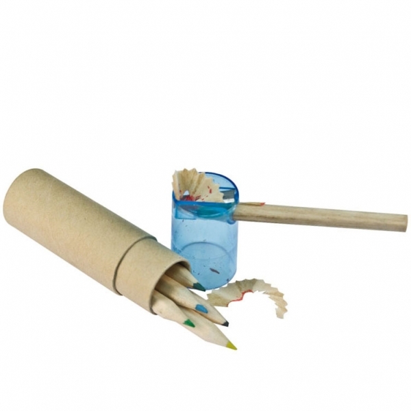 Kredki drewniane 6 kolorów BECKY P087478G