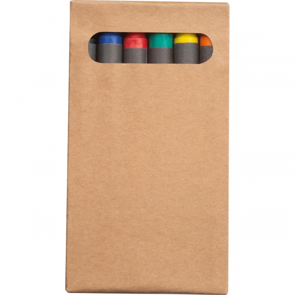 Kredki świecowe 6 kolorów P101835K