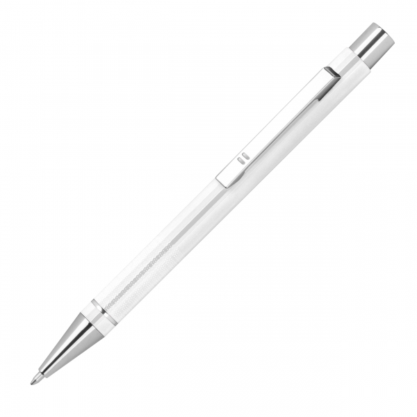Długopis metalowy półżelowy ALMEIRA P088617G biały