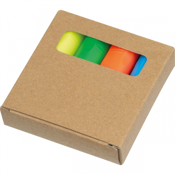 Mini zakreślacze 4 kolory P101834K