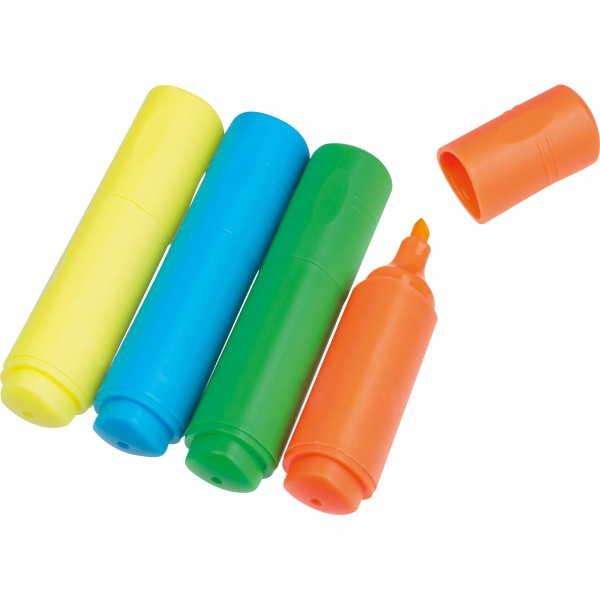 Mini zakreślacze 4 kolory P101834K