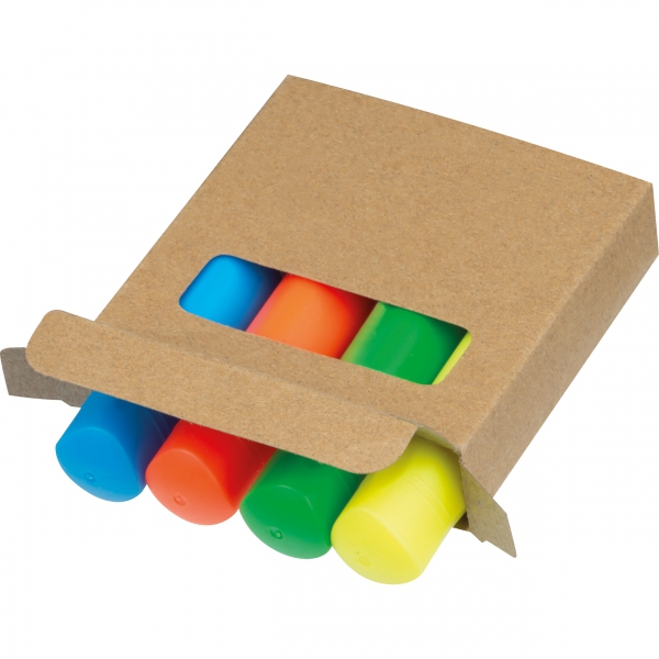 Mini zakreślacze 4 kolory P101834K