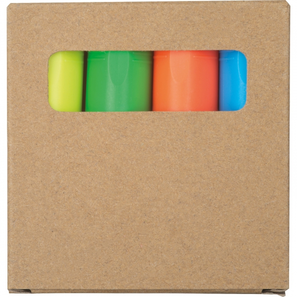 Mini zakreślacze 4 kolory P101834K