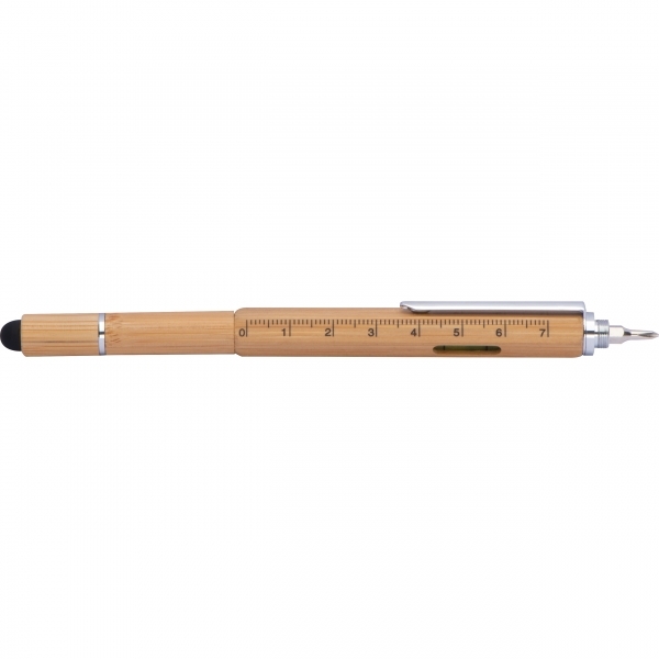 Długopis bambusowy wielofunkcyjny 6w1 COIMBRA P089374G