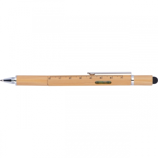 Długopis bambusowy wielofunkcyjny 6w1 COIMBRA P089374G