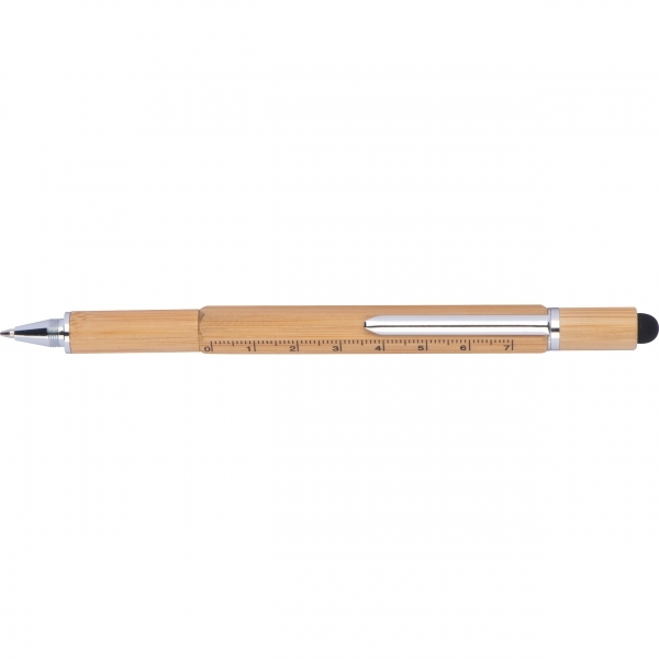 Długopis bambusowy wielofunkcyjny 6w1 COIMBRA P089374G