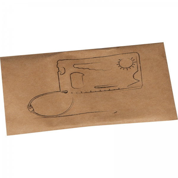 Narzędzie wielofunkcyjne karta survivalowa P085923K