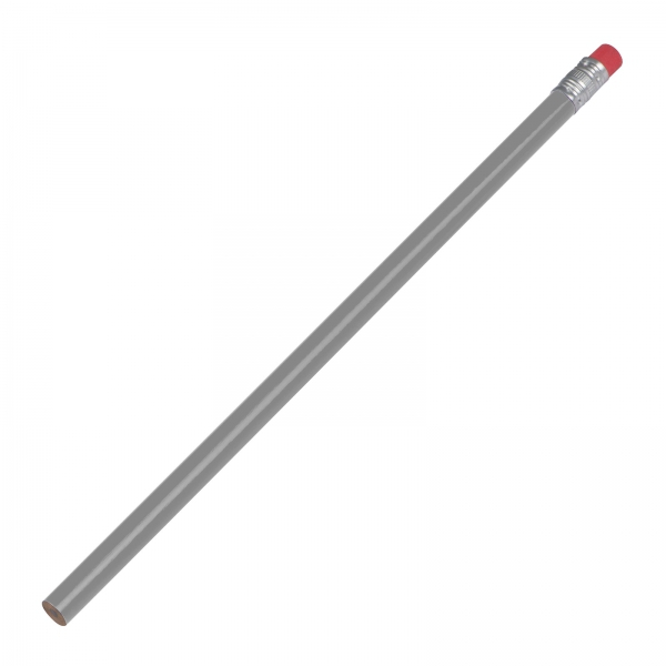 Ołówek z gumką P085734K szary