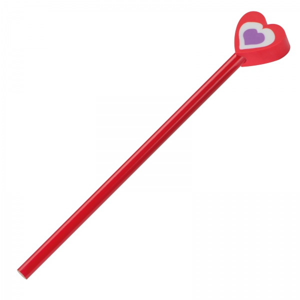 Ołówek z gumką GERTRUDA P085561K MC-10620-W