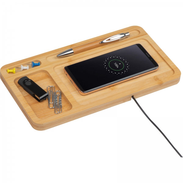 Organizer na biurko z ładowarką indukcyjną P086081K