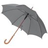Parasol automatyczny drewniany NANCY P087595G szary