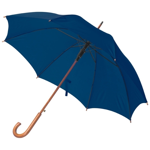 Parasol automatyczny drewniany NANCY P087595G granatowy