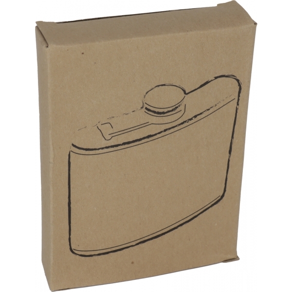 Piersiówka stalowa HOOGSTRATEN 170 ml P089130G