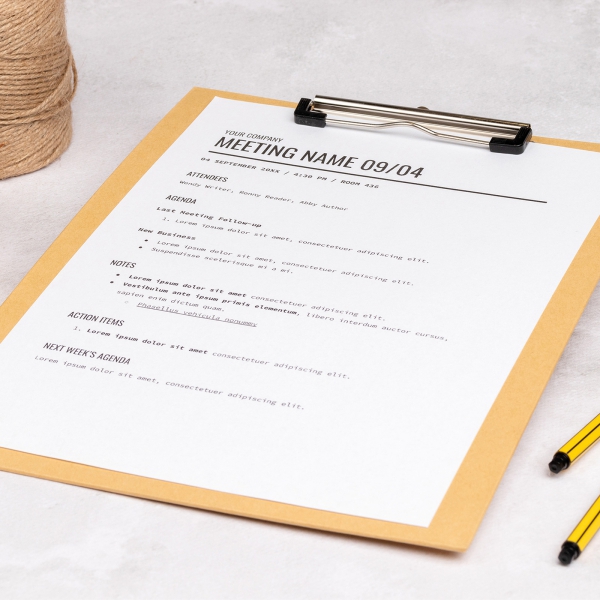 Podkładka do notowania z klipsem P086664K