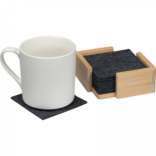 Podkładki filcowe pod kubek 10 szt. P087266K