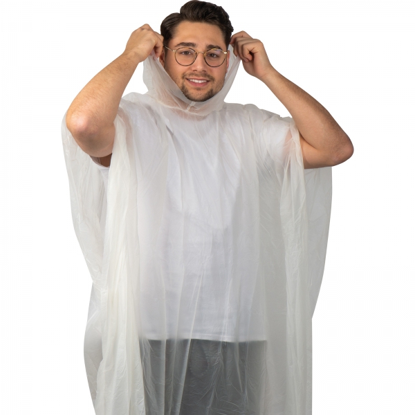 Poncho przeciwdeszczowe biodegradowalne P086699K