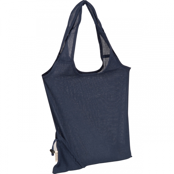 Składana torba na zakupy P108673K granatowy