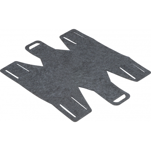 Składany koszyk z filcu RPET OSTERSUND P089790G