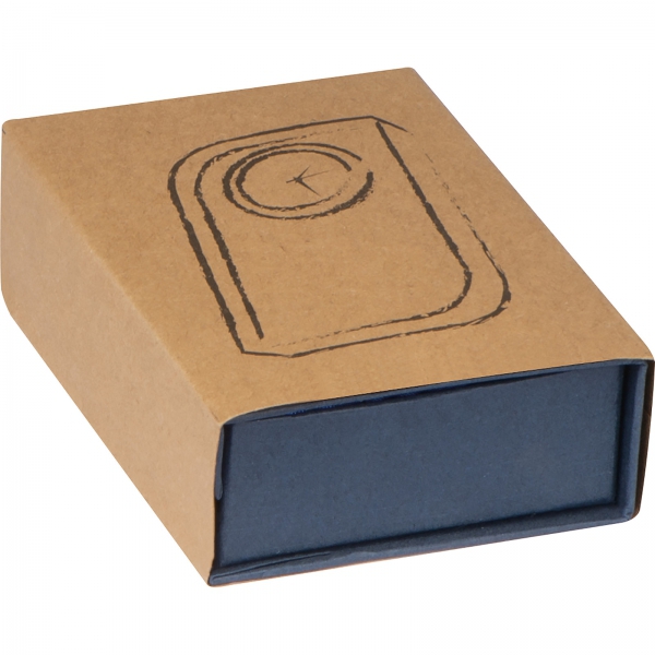 Szklany blok z zegarem P084909K