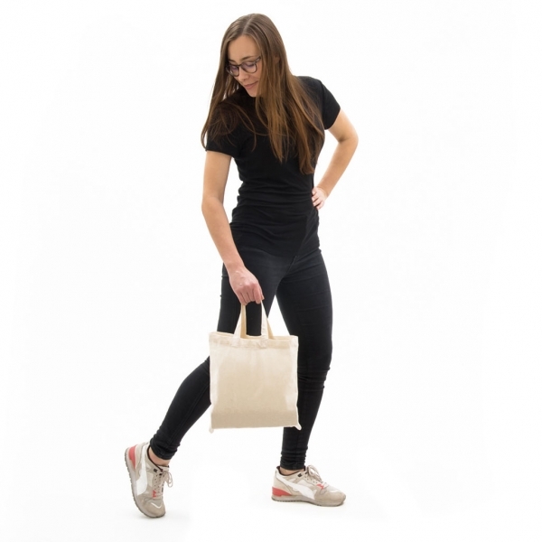 Torba bawełniana z krótkimi uszami 140 g/m2 ANTIBES P087929G