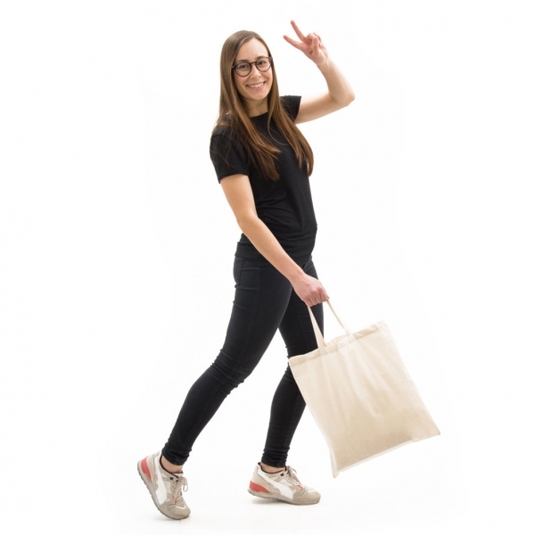 Torba bawełniana z krótkimi uszami 140 g/m2 ARRECIFE P087544G