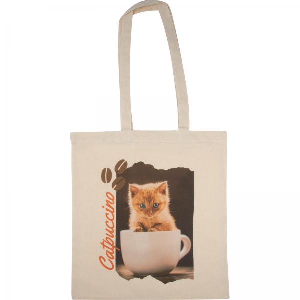 Torba bawełniana z długimi uszami 140 g/m2 P086786K