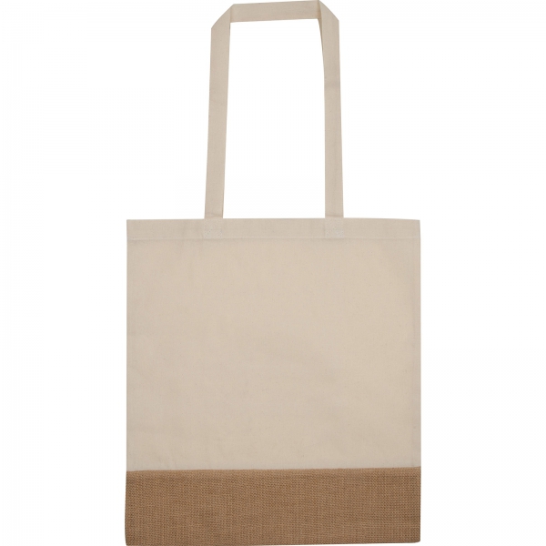 Torba bawełniana z jutowym dnem 140 g/m2 P086097K